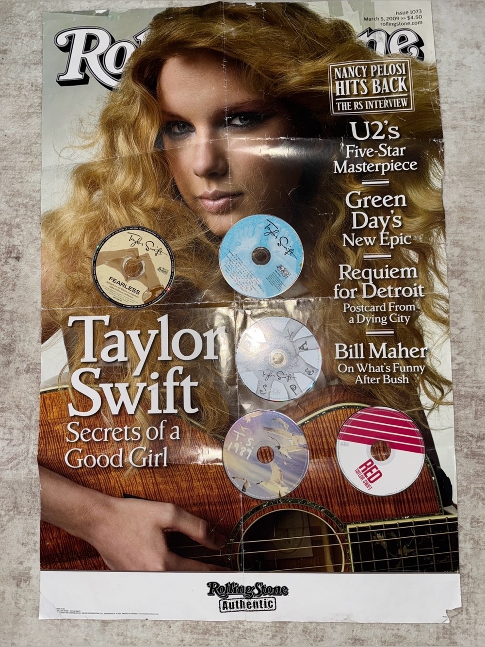 2009 Y2K Taylor Swift Poster with CDs